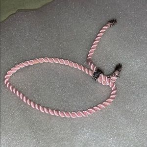 Gorgeous Davis yurman pink rope bracelet
